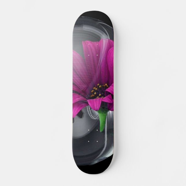 Blommor i Skateboard Vas Bräda 21,5 Cm (Framsida)