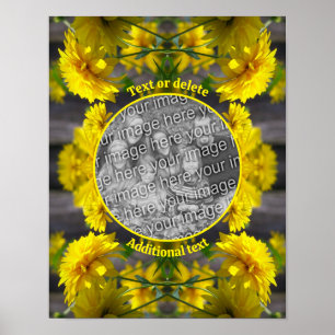 Blommor i solsken Lägg till din fotoPersonlig Poster