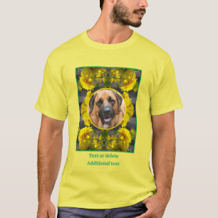 Blommor i solsken Skapar ditt eget foto av sällska T Shirt