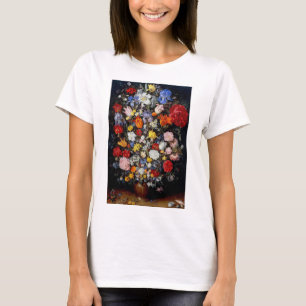 Blommor i träkärl, Jan Brueghel den äldre T Shirt