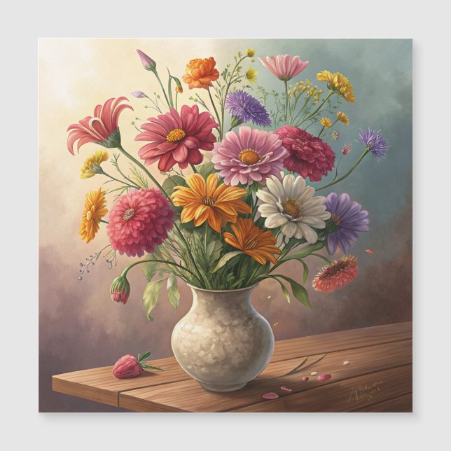 Blommor i vas (Framsida)