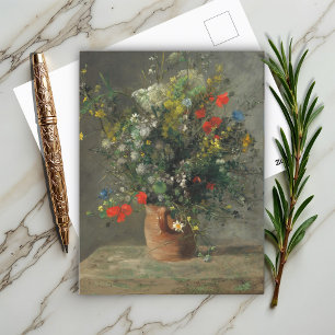 Blommor i vas (2) av Auguste Renoir Vykort