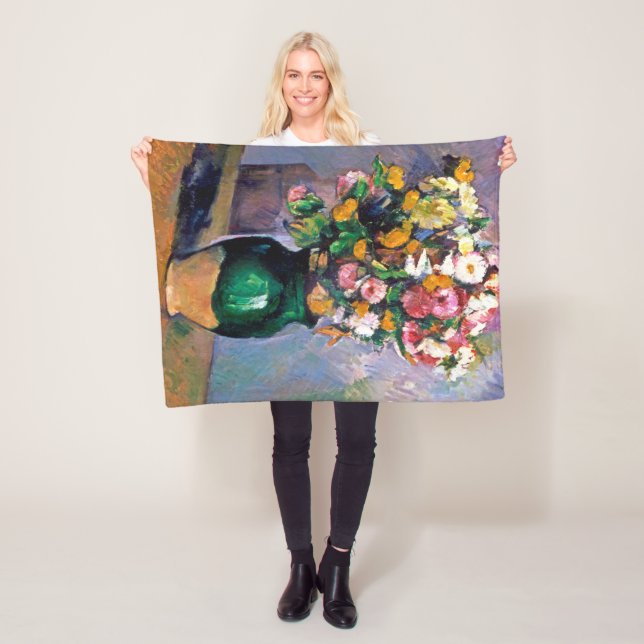 Blommor i Vas, Cezanne Fleecefilt (På plats)