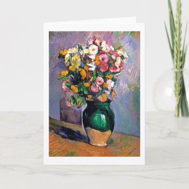 Blommor i Vas, Cezanne Kort (Framsida)