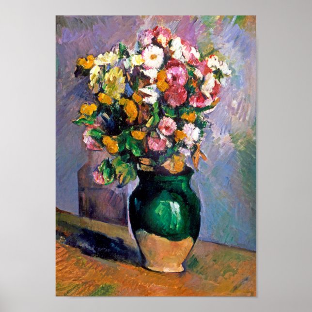 Blommor i Vas, Cezanne Poster (Framsidan)