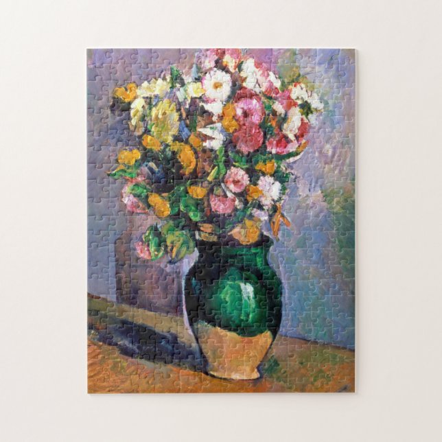 Blommor i Vas, Cezanne Pussel (Vertikal)