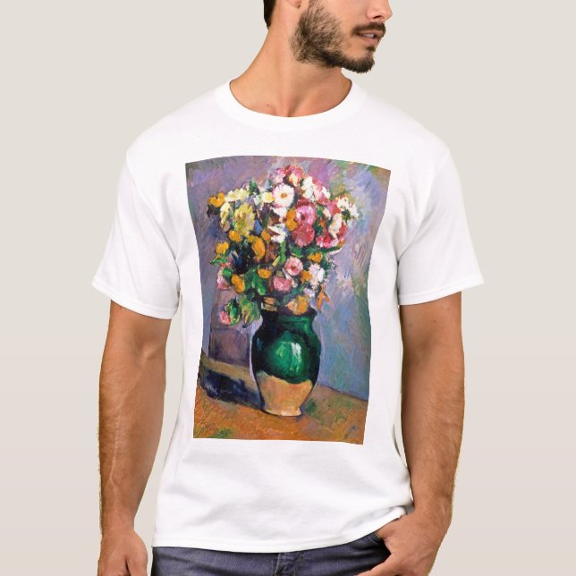 Blommor i Vas, Cezanne T Shirt (Framsida)