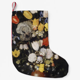Blommor i Vas i ett jordklotet Liten Julstrumpa