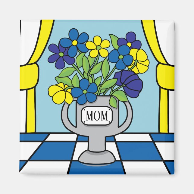 Blommor i Vas Magnet (Framsidan)
