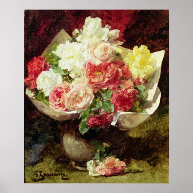 Blommor i Vas Poster (Framsidan)