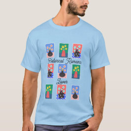 Blommor i vas Romantik Älskare T Shirt