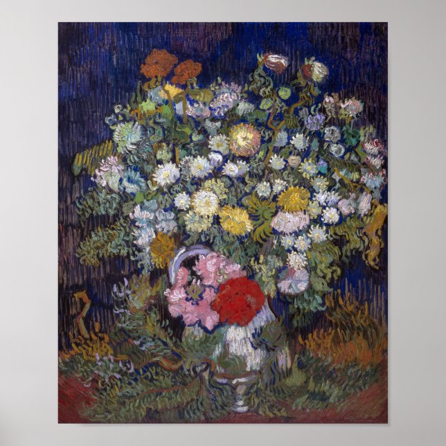 Blommor i Vas | Van Gogh | Poster (Framsidan)