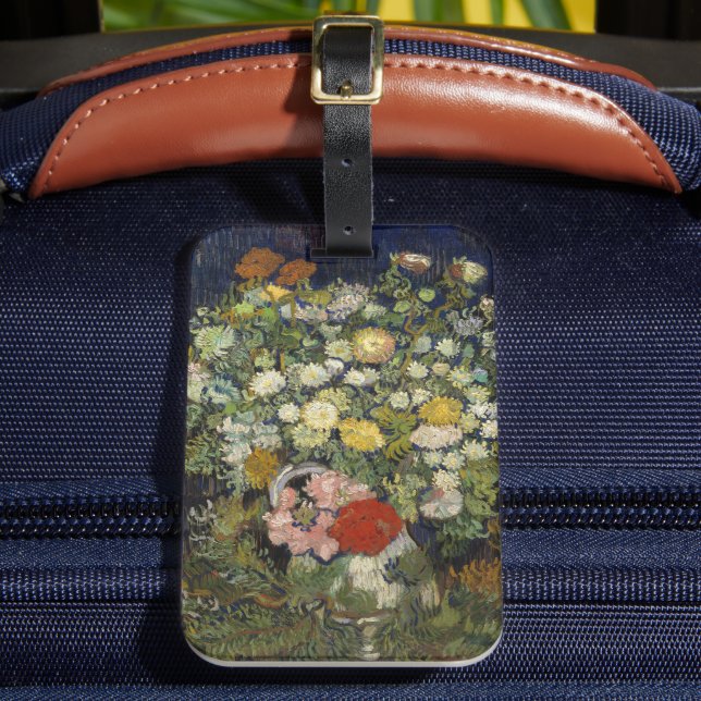 Blommor i Vas | Vincent van Gogh Bagagebricka (Framsida Insitu 2)