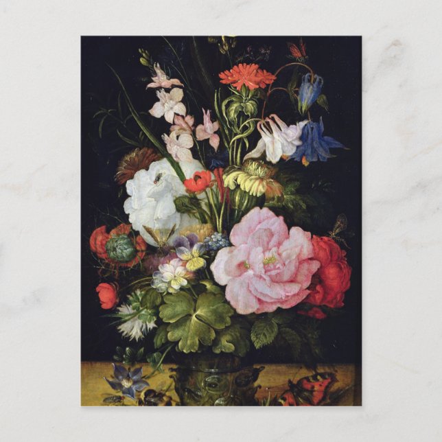 Blommor i Vas Vykort (Framsida)