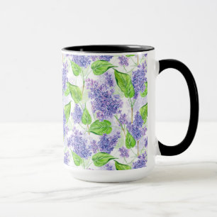 Blommor i vattenfärg mugg