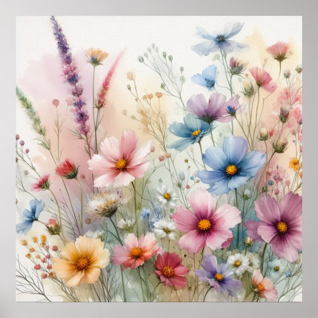 Blommor i Vilden Poster (Framsidan)