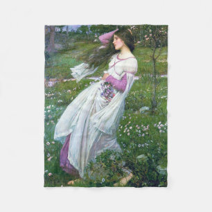 Blommor i Vinden, John William Waterhouse Fleecefilt