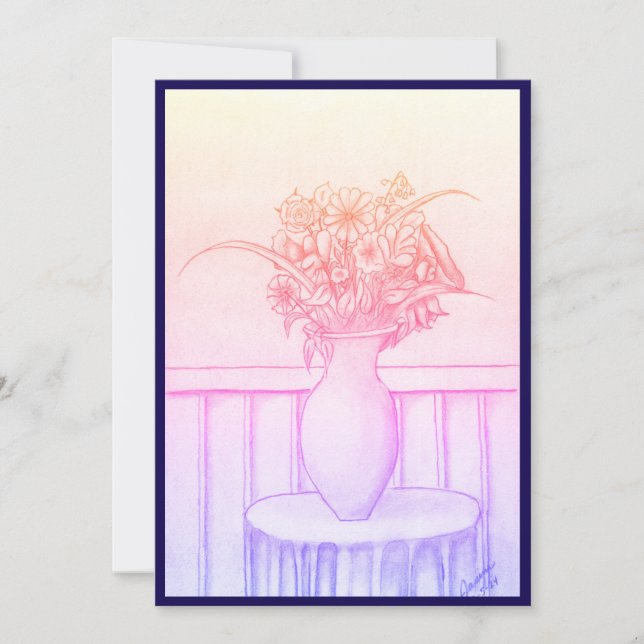 Blommor Inbjudningar (Framsida)