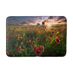 Blommor Indian Blanket WildblomTexas Badrumsmatta
