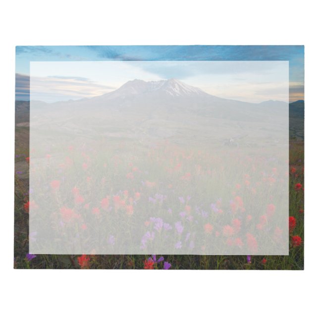 Blommor | Indisk pintbrush & Penstemon Anteckningsblock (Framsida)