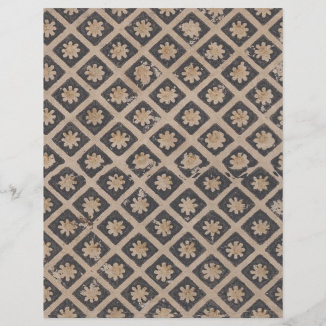 Blommor inom fyrkanter - Pappra (Framsida)