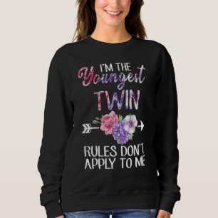 Blommor Jag Är Den Yngsta Tvilling Regler Inte Gäl T Shirt