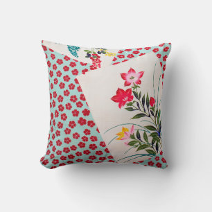 Blommor, japansk design kudde