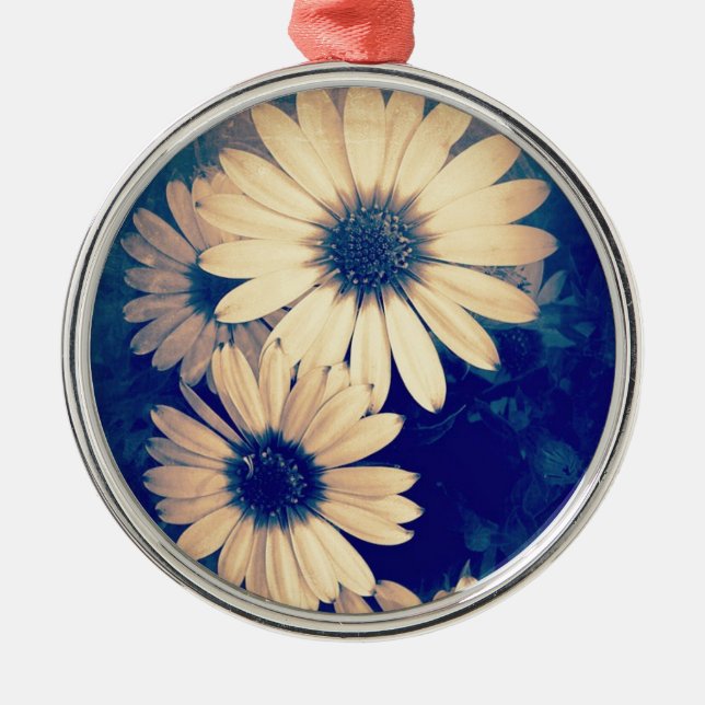 Blommor Julgransprydnad Metall (Framsidan)