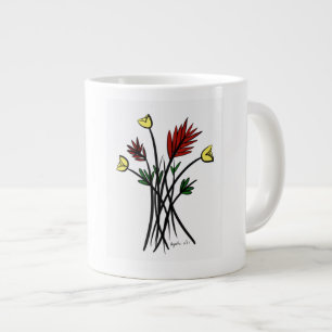 Blommor Jumbo Mugg