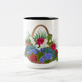 Blommor kaffe mugg