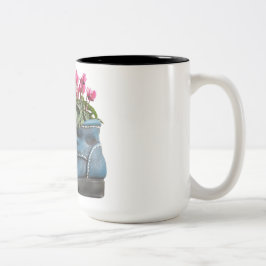 Blommor kaffe mugg