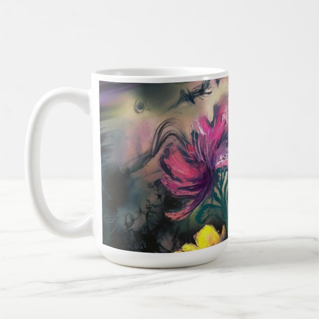 Blommor Kaffemugg (Vänster)