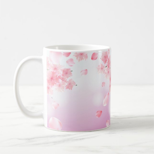 blommor kaffemugg (Vänster)