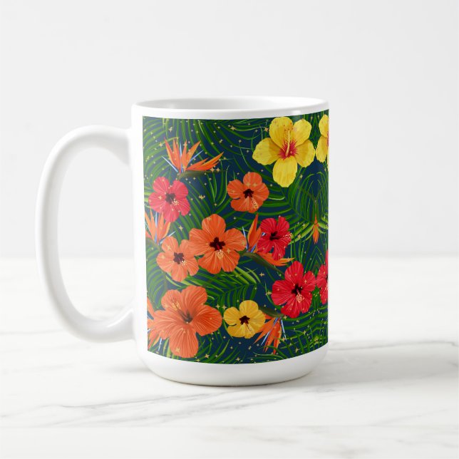 blommor kaffemugg (Vänster)