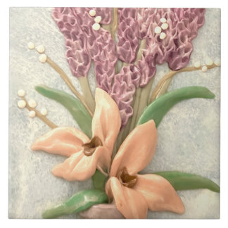 Blommor Kakelplatta