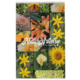 Blommor, kalender, Blommigt 2 - Natur Kalender