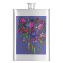 Blommor Klassisk Flask Fickplunta