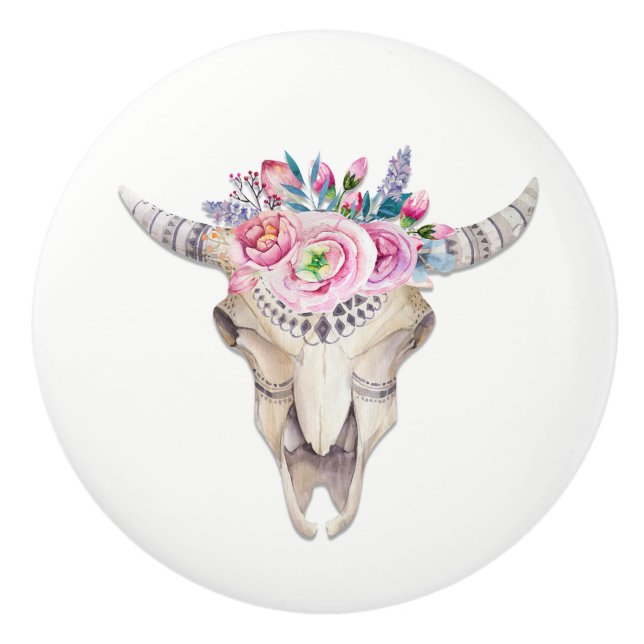 Blommor & Ko Skalle Rustik Lanthygd Glamour Knopp (Framsidan)