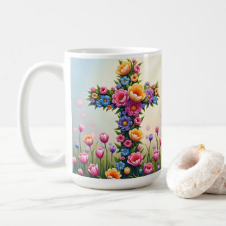 Blommor Kor-kaffe Mugg