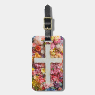 Blommor Kors Resväskemärke Bagagebricka