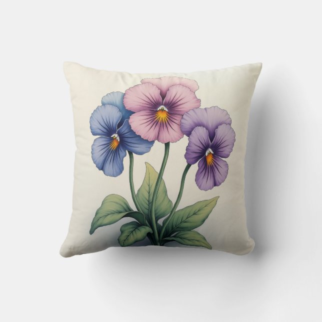 Blommor Kudde (Baksida)