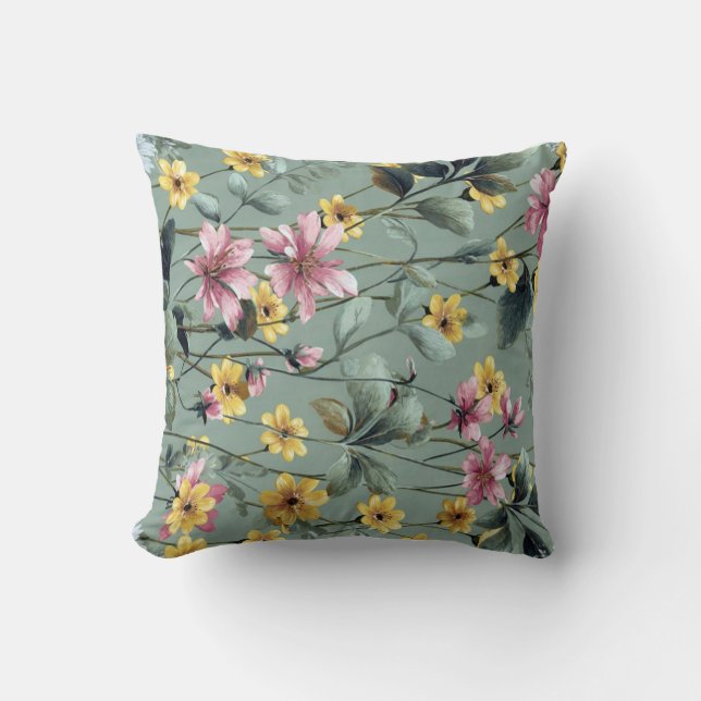 blommor kudde (Framsida)