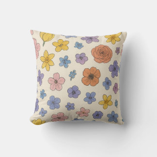Blommor Kudde