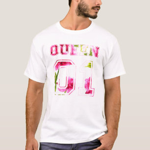 Blommor Kung och drottning par 01 T Shirt