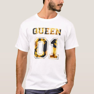 Blommor Kung och drottning par 01 T Shirt