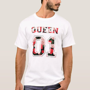 Blommor Kung och drottning par 01 T Shirt