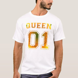 Blommor Kung och drottning par 01 T Shirt