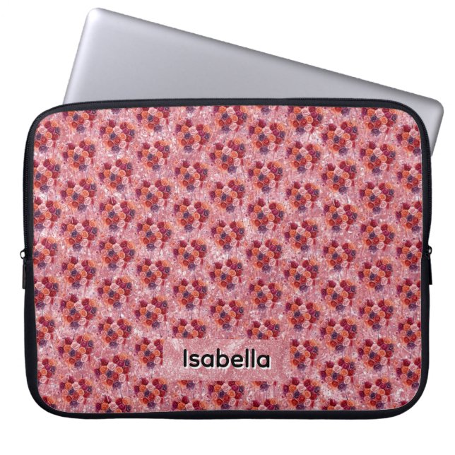 Blommor Laptop Fodral (Framsidan)