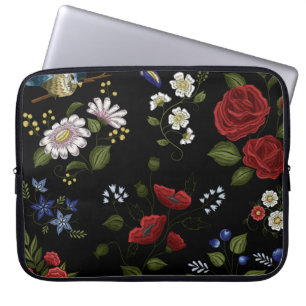 Blommor Laptop Fodral