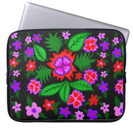 blommor laptop fodral